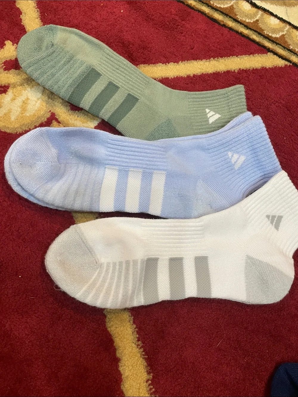 adidas Low-Cut Three Pairs Athletic Sock Pack , plus RBX pair .
